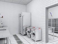 宜賓食堂廚具設備生產廠家告訴你蜜桃视频黄色网排水如何設計